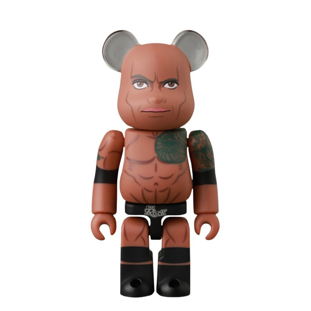 Bearbrick Series 48 The Rock Dwayne Johnson WWE Artist Medicom 100% Figure